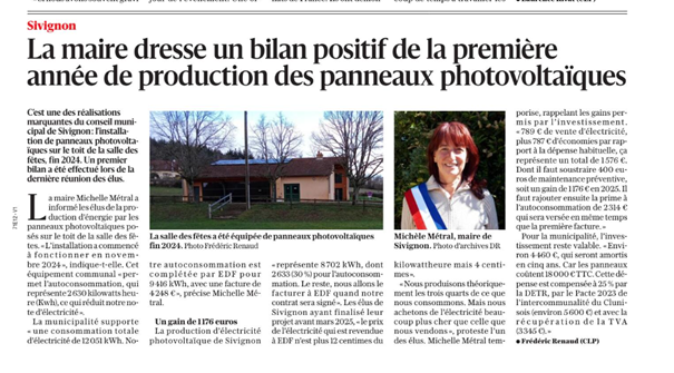 panneaux photovoltaiques sivignon autoconsommation collective